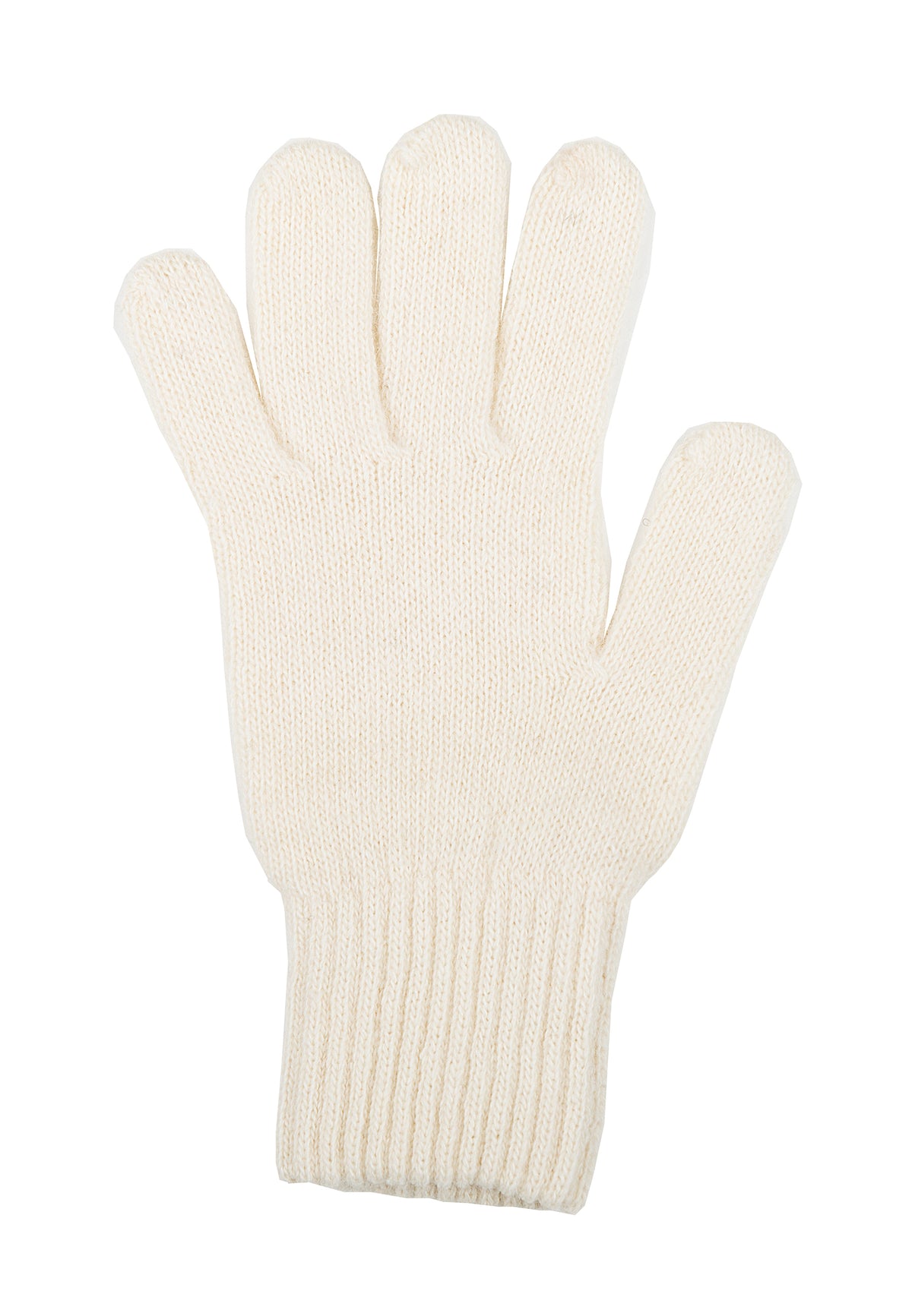 Gants femme mélange cachemire, coloris Crème, vue 3 | Dalle Piane Cashmere