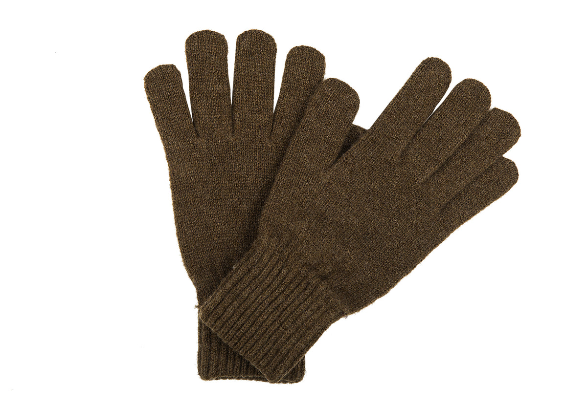 Gants femme mélange cachemire, coloris Kaki, vue 2 | Dalle Piane Cashmere