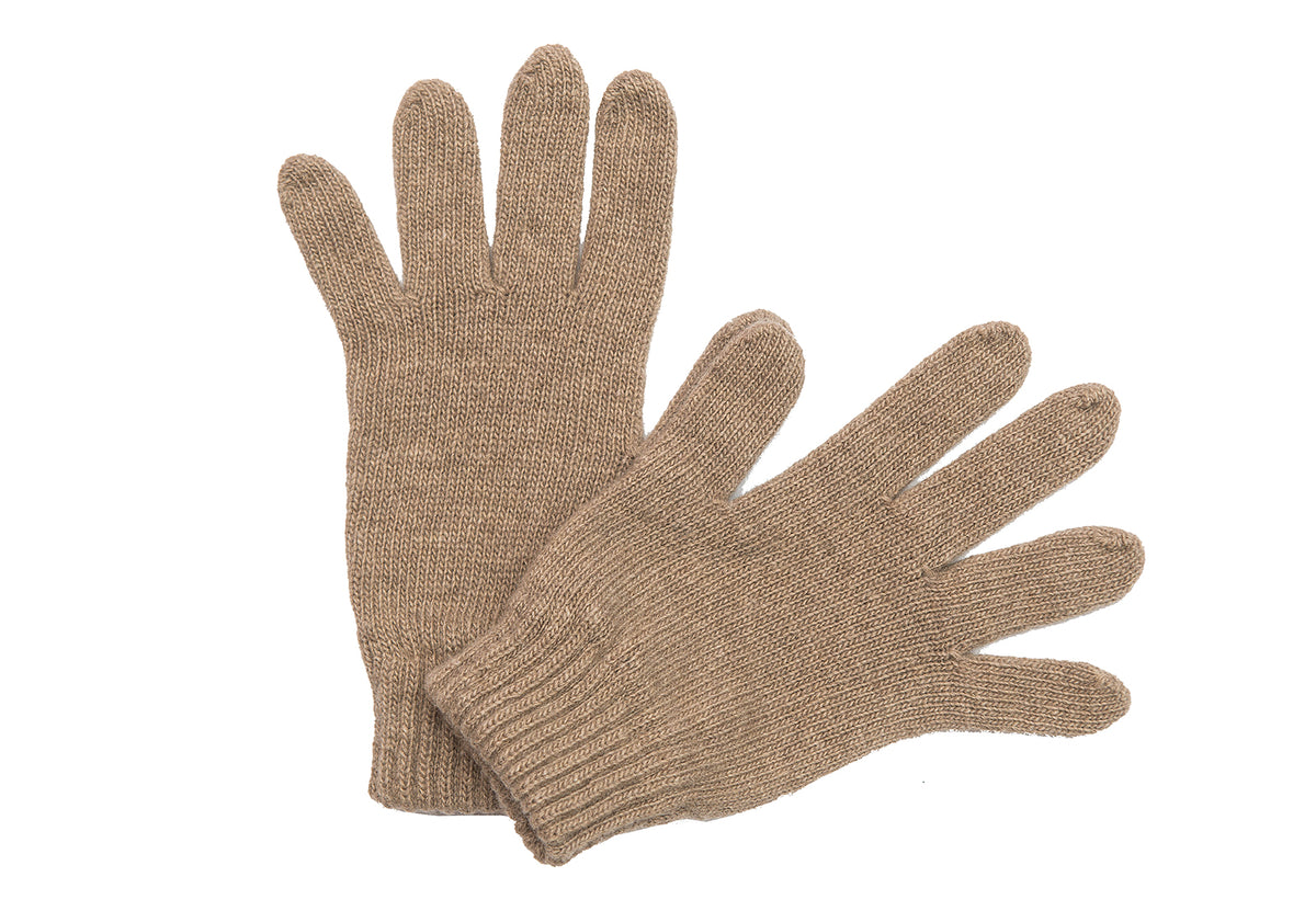 Gants femme mélange cachemire, coloris Tourterelle, vue 2 | Dalle Piane Cashmere