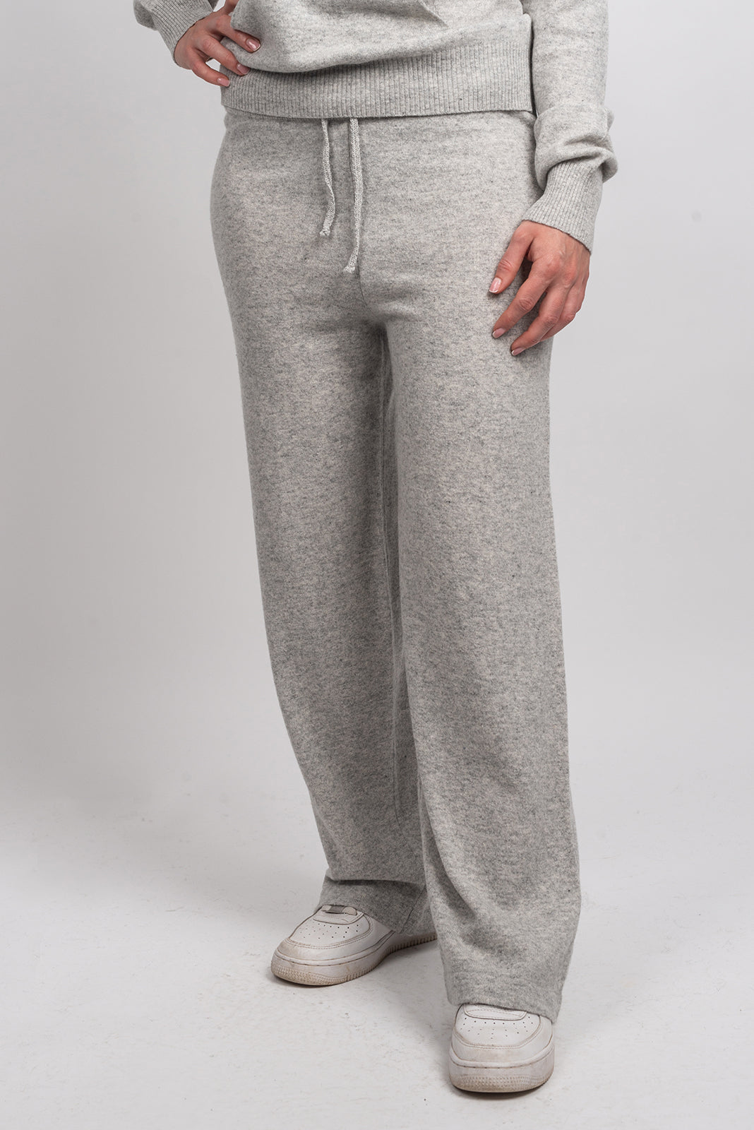 Pantalon femme mélange cachemire, coloris Gris, vue 2 | Dalle Piane Cashmere