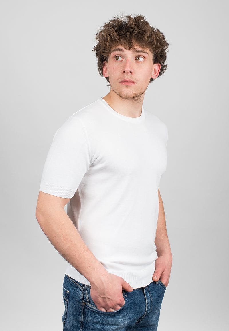 T-shirt manica corta 100% cotone | Dalle Piane Cashmere