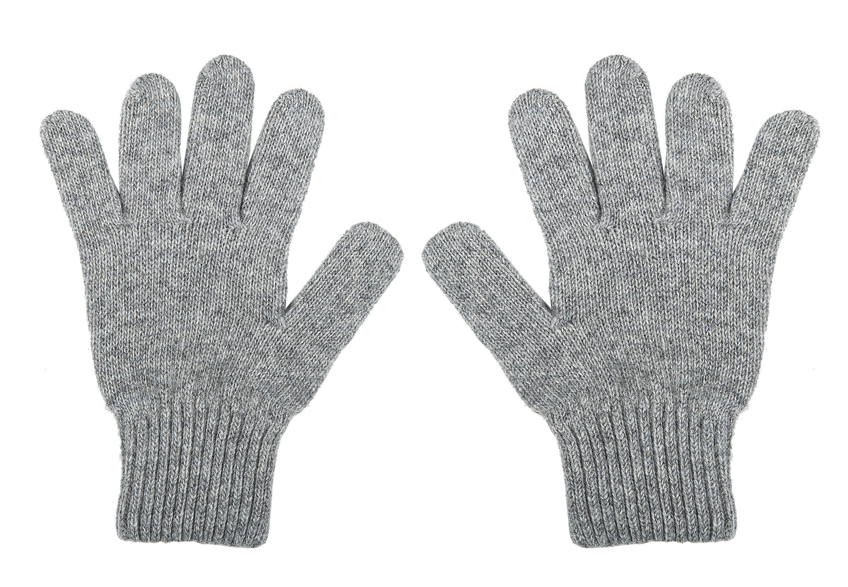 Gants homme mélange cachemire, coloris Gris perle | Dalle Piane Cashmere