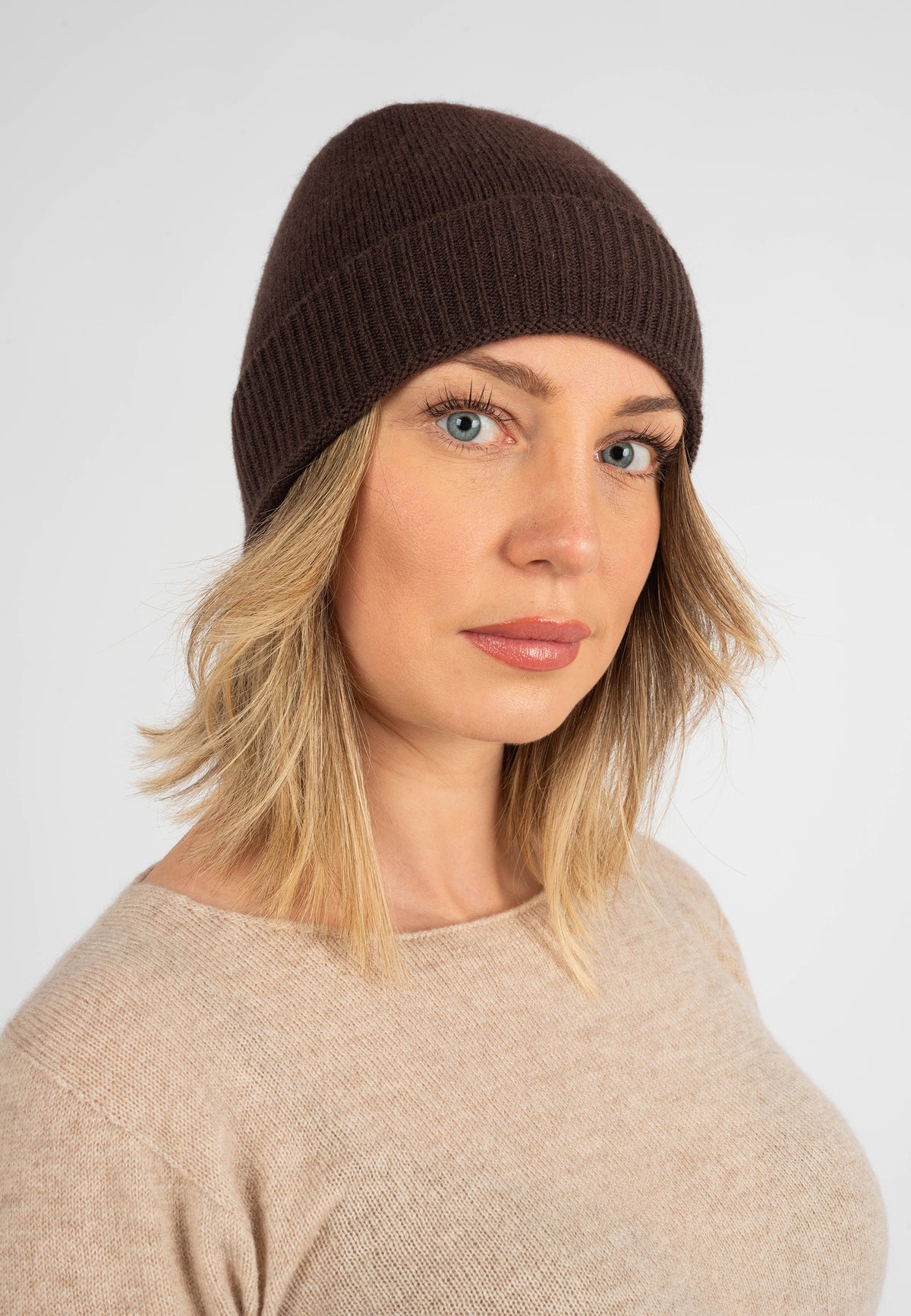 Cappello Rasato Donna 100% Cashmere