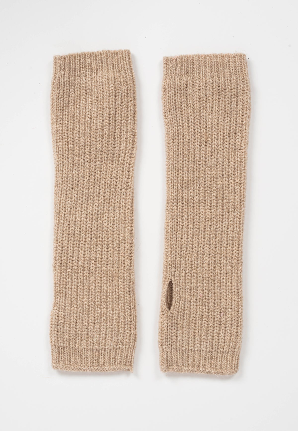 Manchettes, coloris Beige | Dalle Piane Cashmere