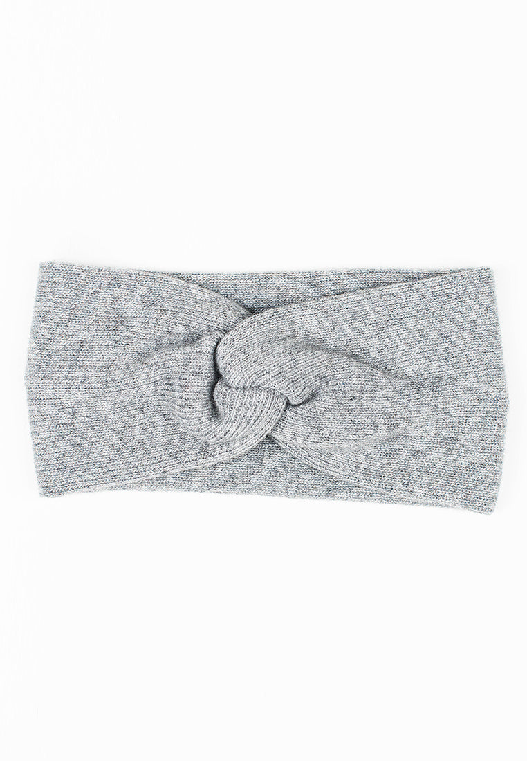 Bandeau femme mélange cachemire, coloris Gris, vue 3 | Dalle Piane Cashmere