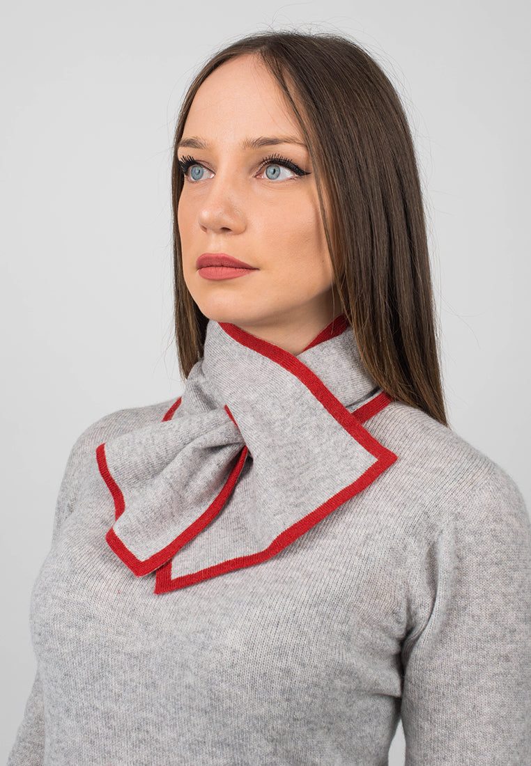 Tour de cou femme 100 % cachemire, coloris Rouge, vue 4 | Dalle Piane Cashmere