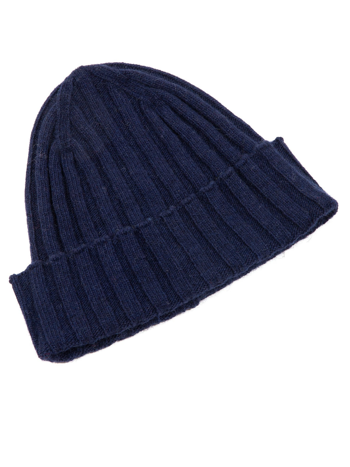 Ensemble écharpe et bonnet femme mélange cachemire, coloris Bleu, vue 2 | Dalle Piane Cashmere