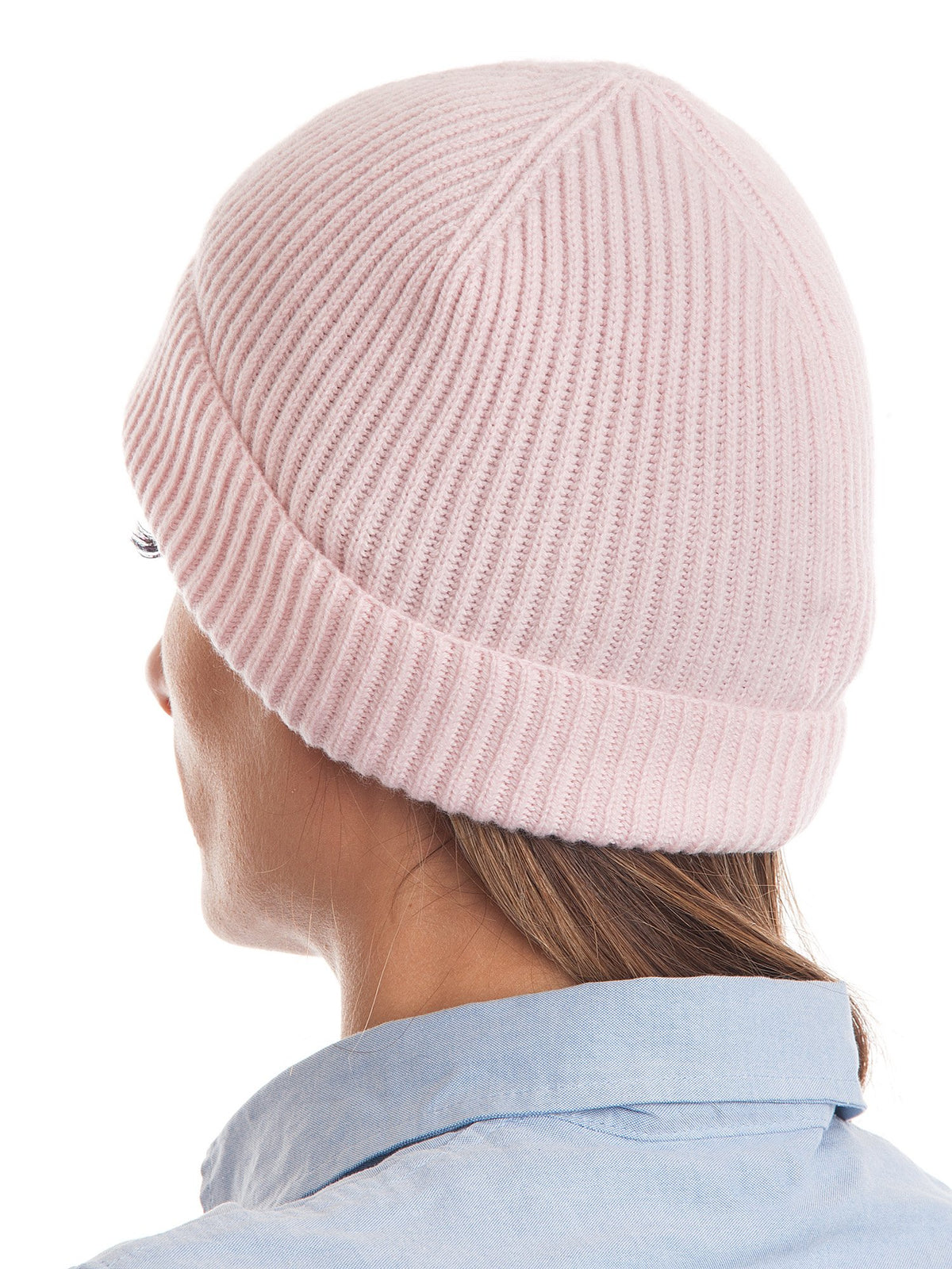 Bonnet femme 100 % cachemire, coloris Rose | Dalle Piane Cashmere