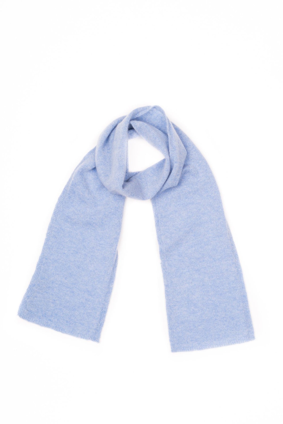 Écharpe enfant 100 % cachemire, coloris Ciel | Dalle Piane Cashmere