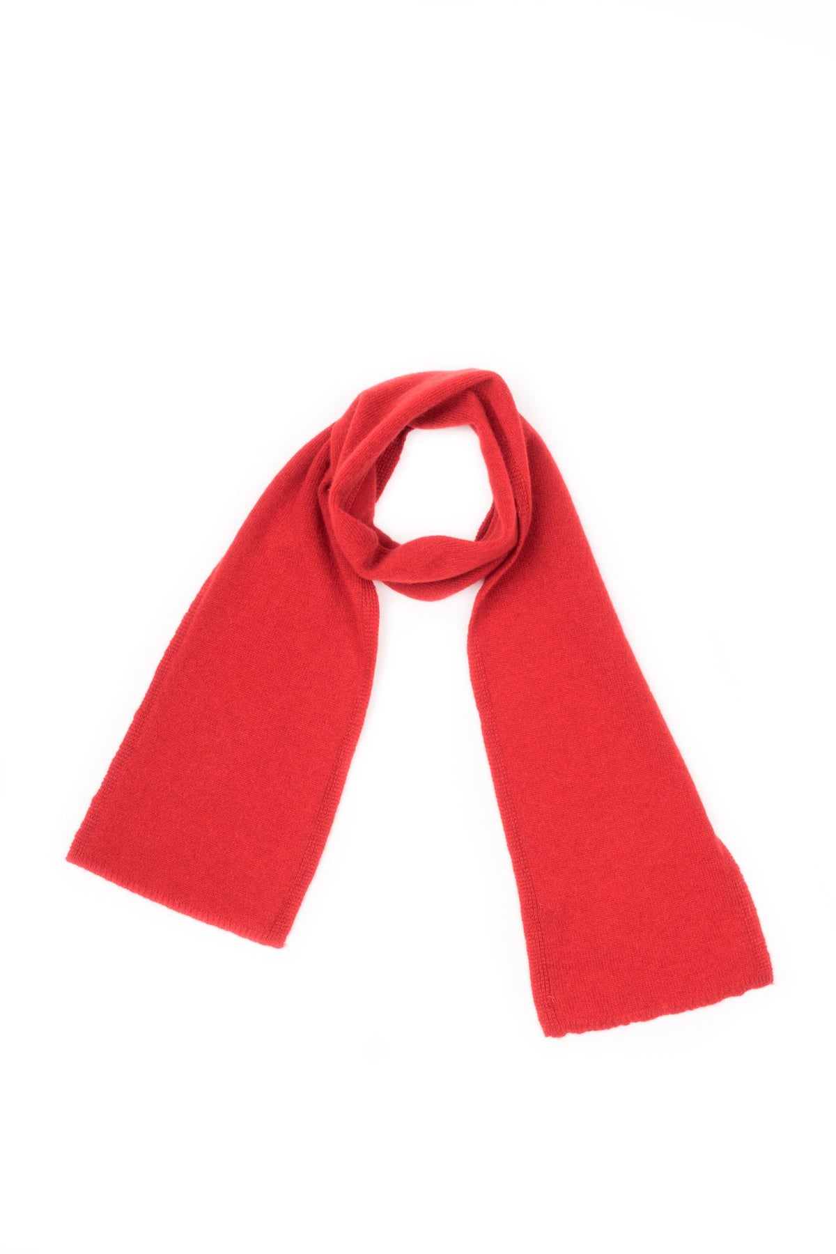 Écharpe enfant 100 % cachemire, coloris Rouge | Dalle Piane Cashmere