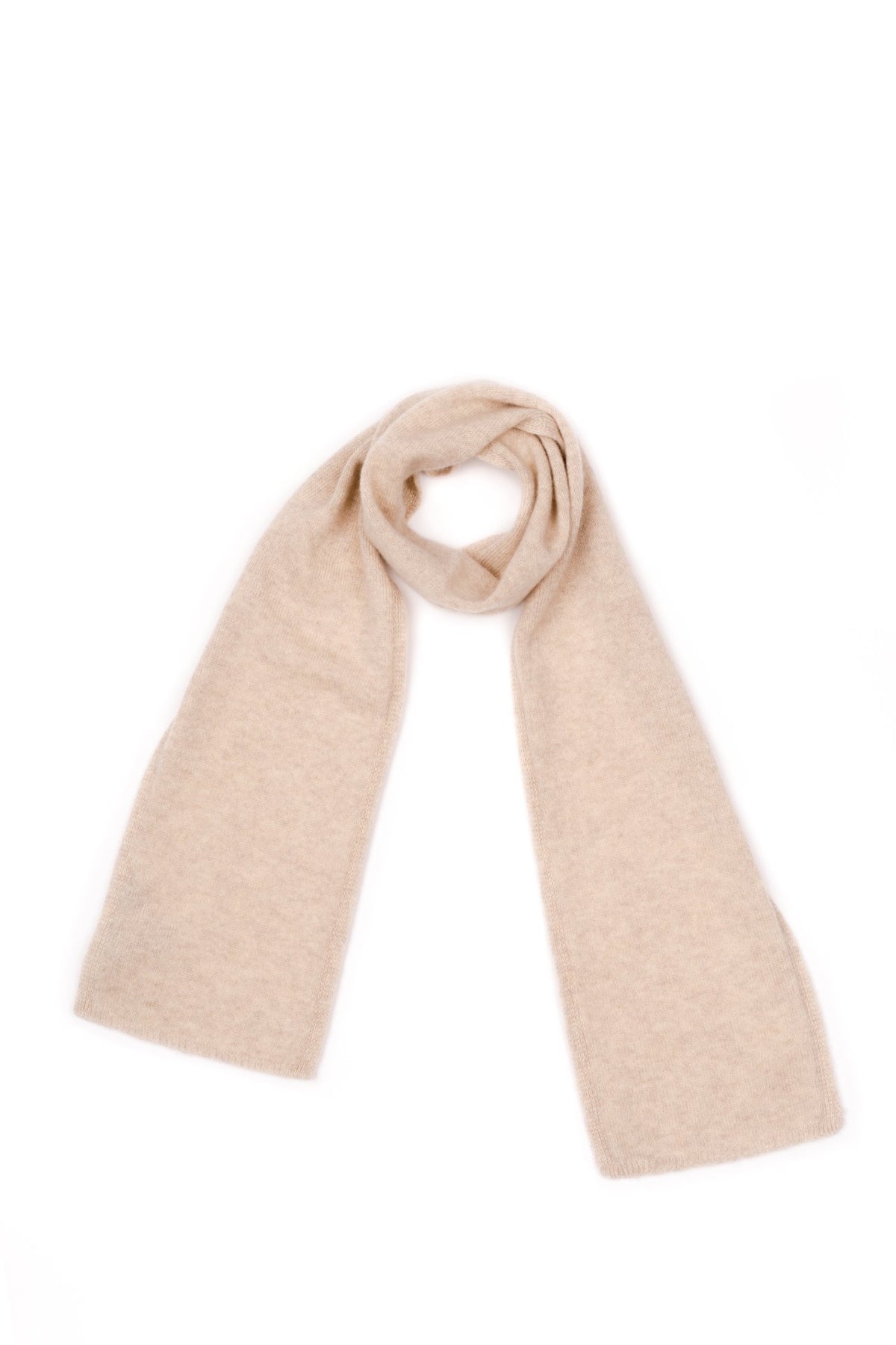 Écharpe enfant 100 % cachemire, coloris Beige | Dalle Piane Cashmere