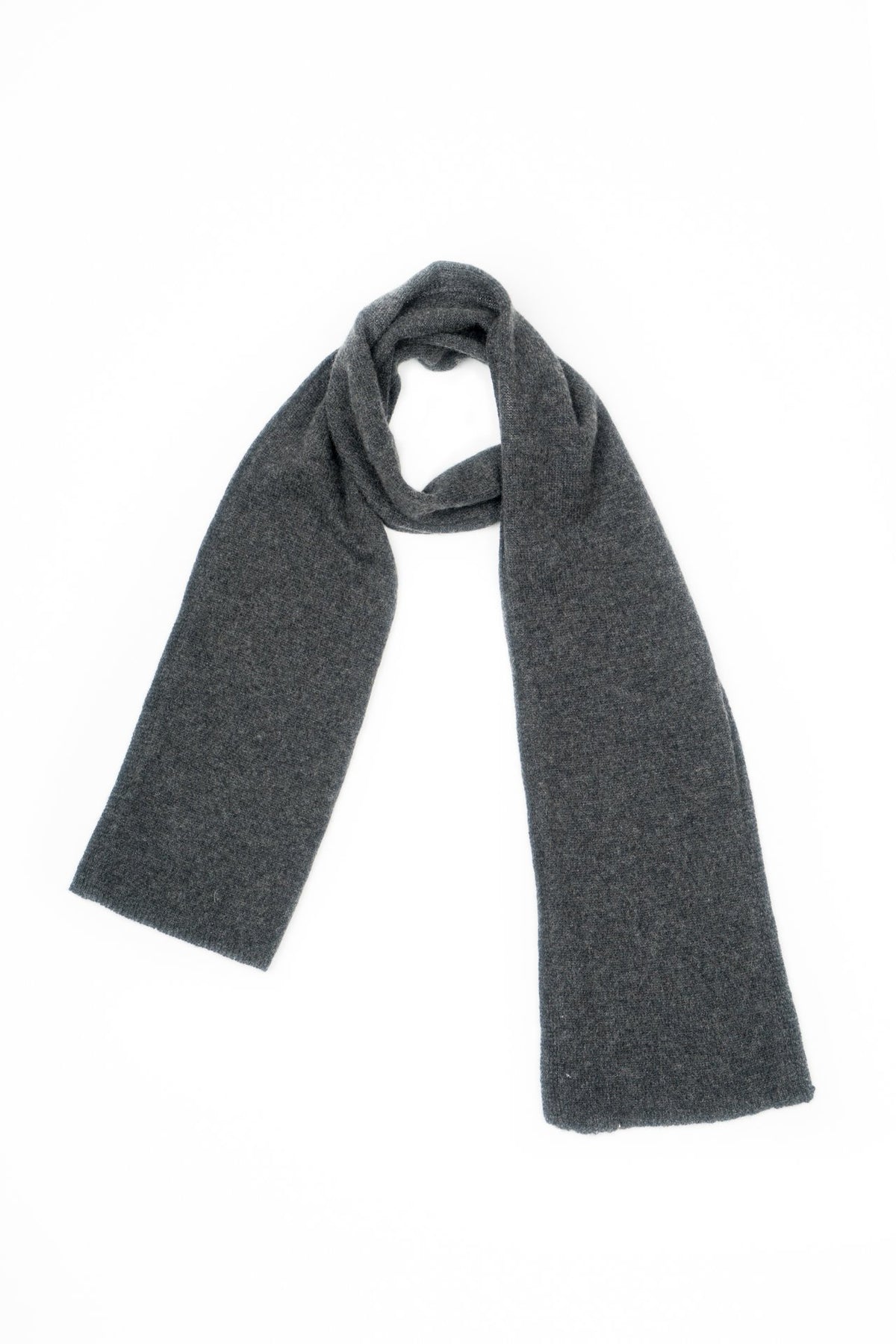 Écharpe enfant 100 % cachemire, coloris Anthracite | Dalle Piane Cashmere