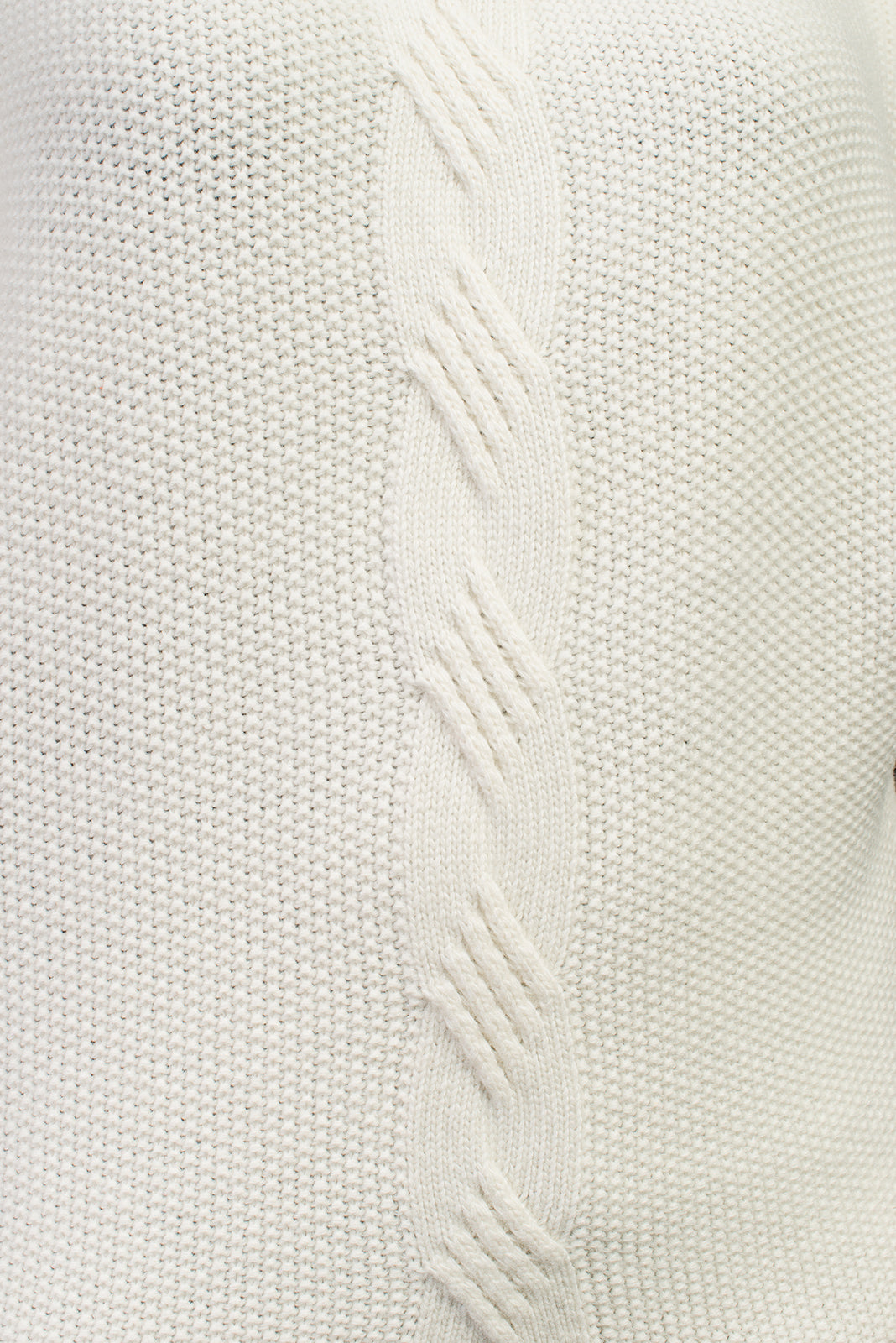 Pull à torsade femme mélange cachemire, coloris Crème, vue 4 | Dalle Piane Cashmere