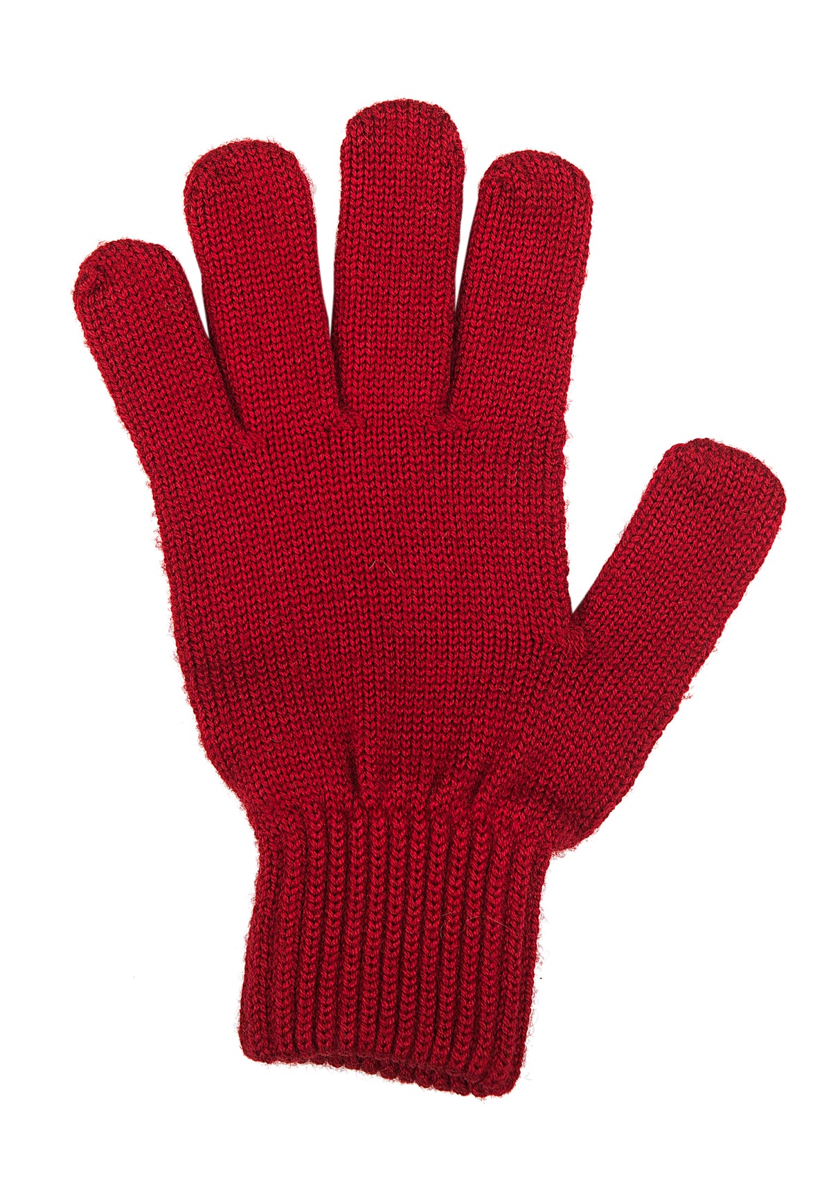 Gants femme mélange cachemire, coloris Rouge, vue 3 | Dalle Piane Cashmere