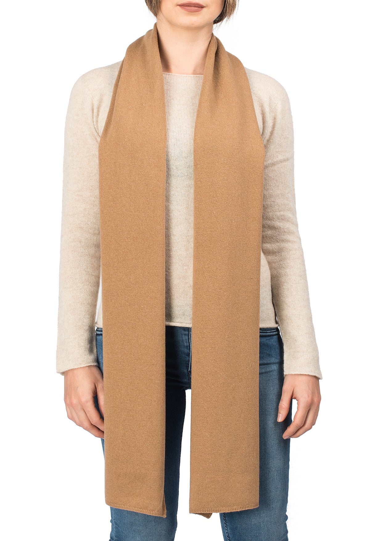 Écharpe mixte mélange cachemire, coloris Violet, vue 4 | Dalle Piane Cashmere