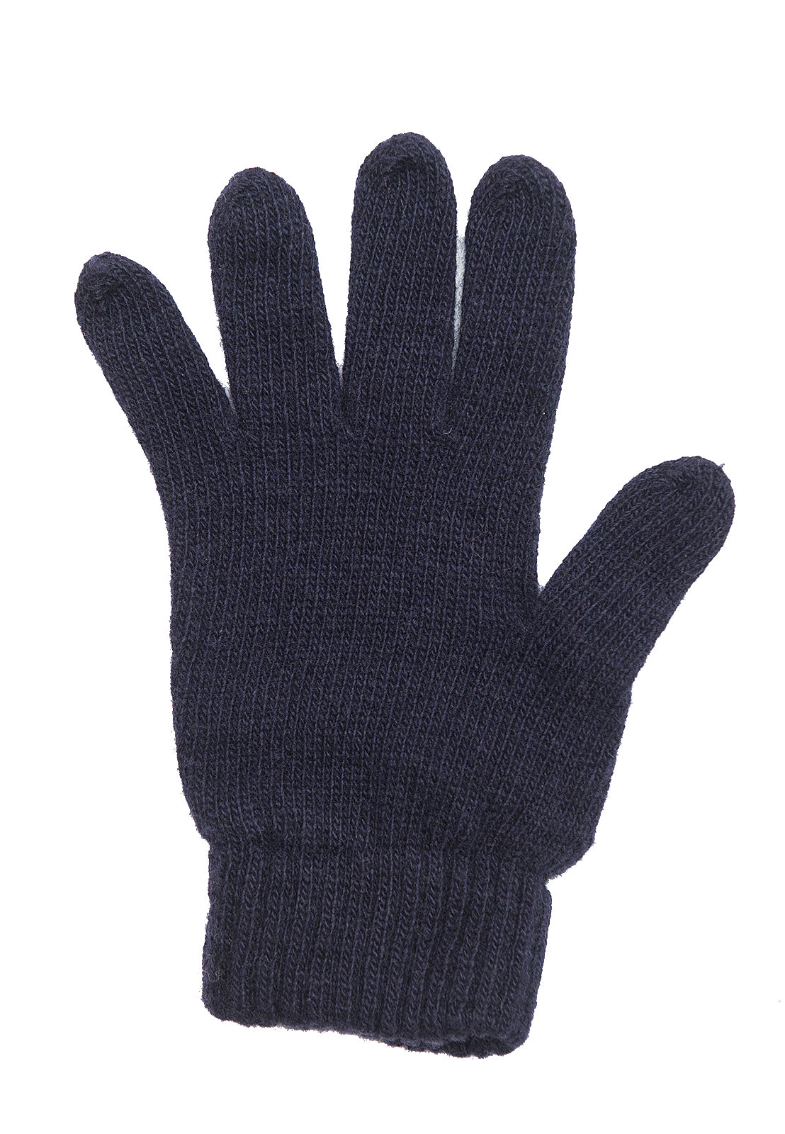 Gants femme mélange cachemire, coloris Bleu, vue 3 | Dalle Piane Cashmere