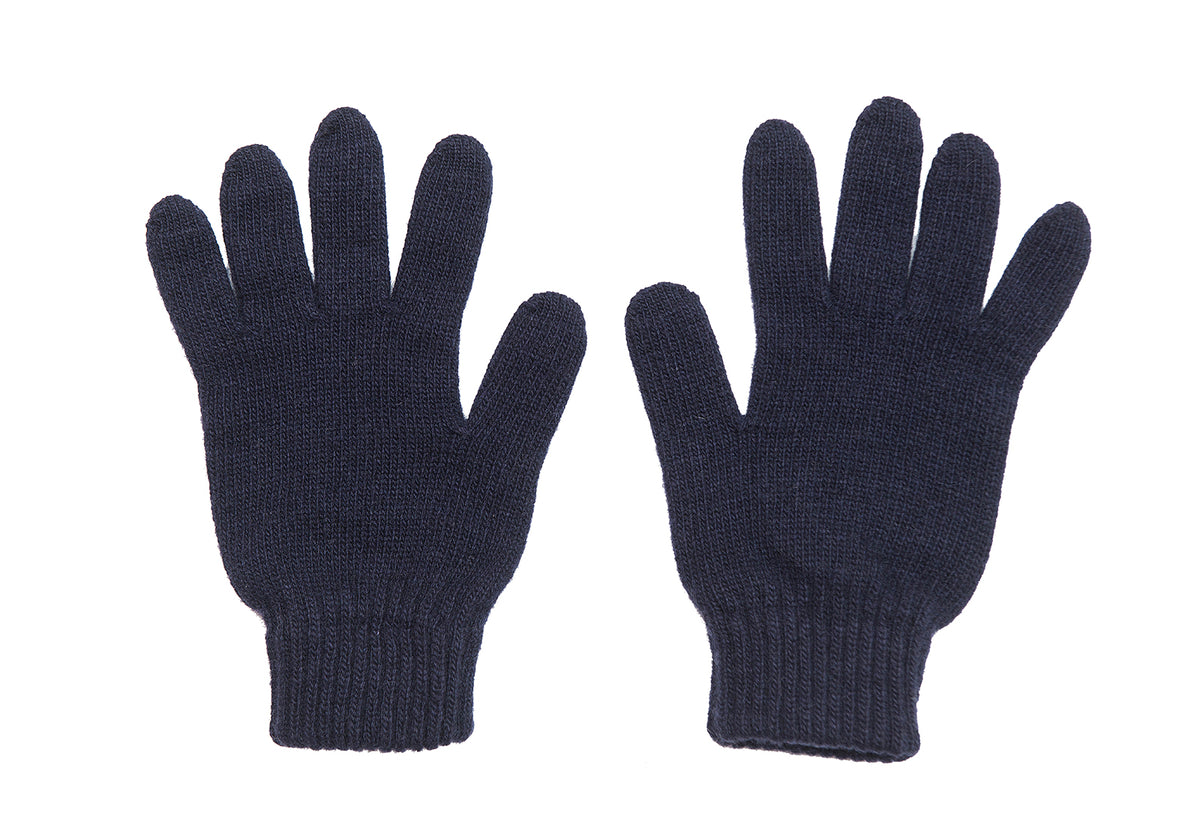 Guanti in misto cashmere Uomo, colore Blu | Dalle Piane Cashmere