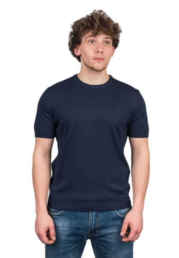 T-shirt manica corta 100% cotone | Dalle Piane Cashmere