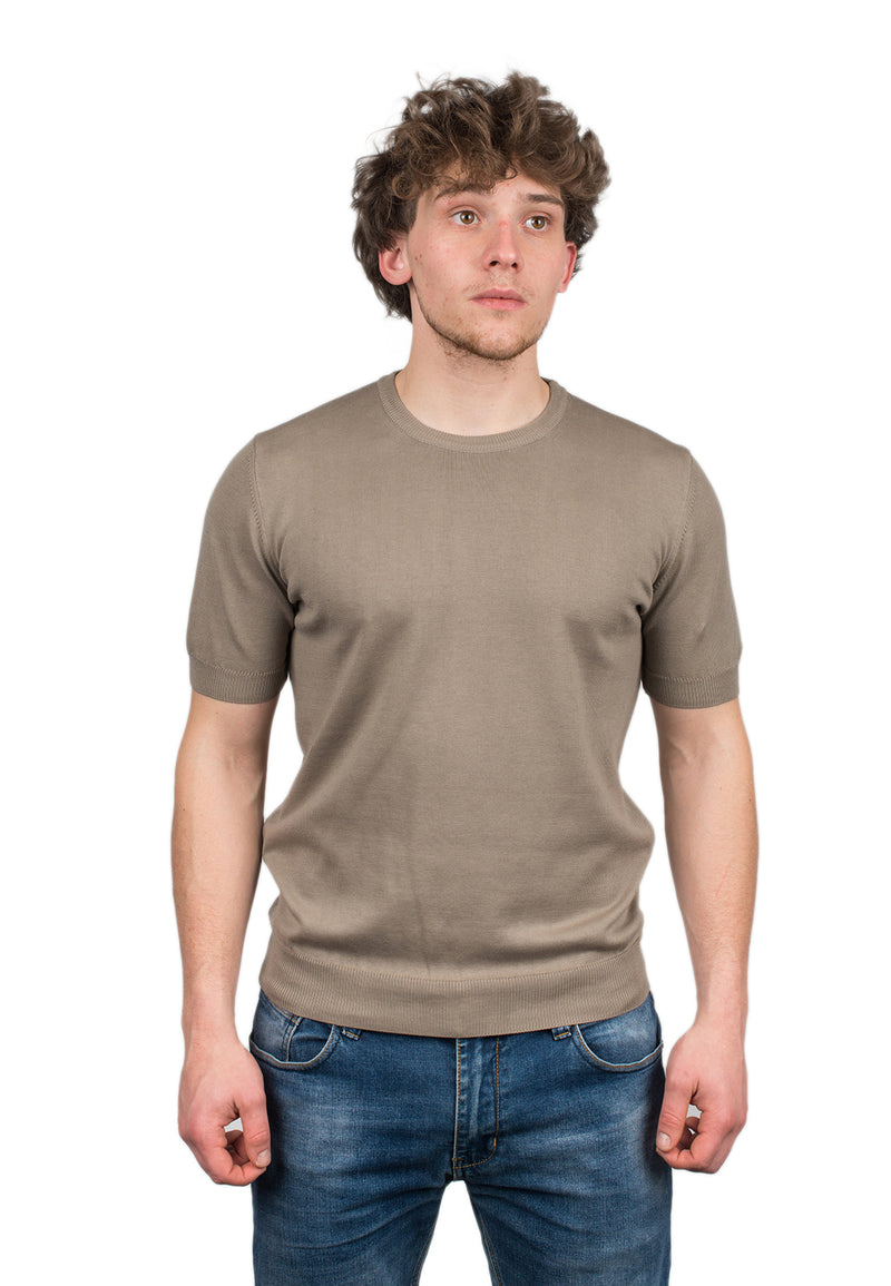 T-shirt manica corta 100% cotone | Dalle Piane Cashmere