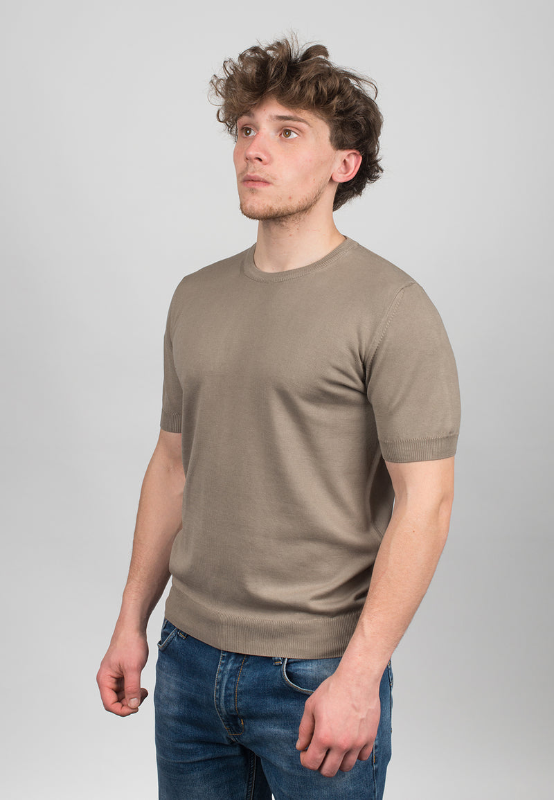 T-shirt manica corta 100% cotone | Dalle Piane Cashmere