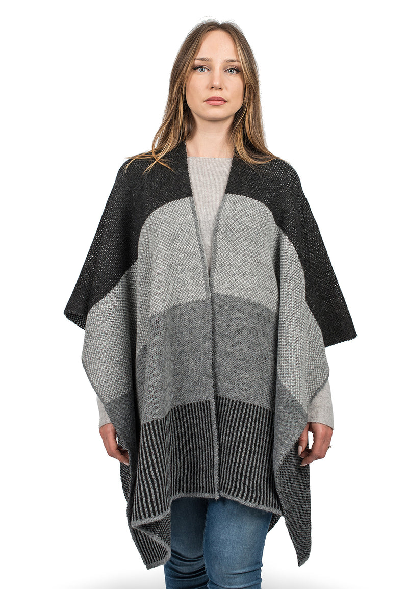 Mantella a righe | Dalle Piane Cashmere