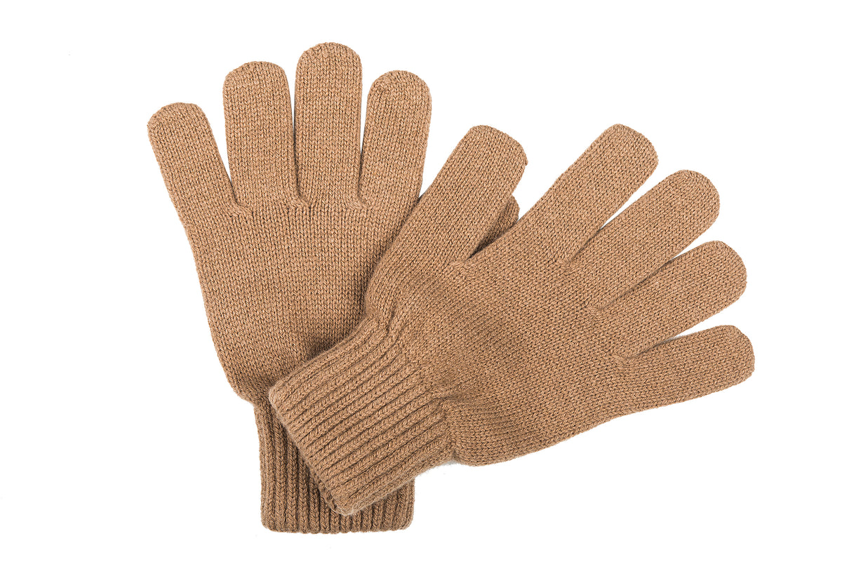 Gants homme mélange cachemire, coloris Camel, vue 2 | Dalle Piane Cashmere