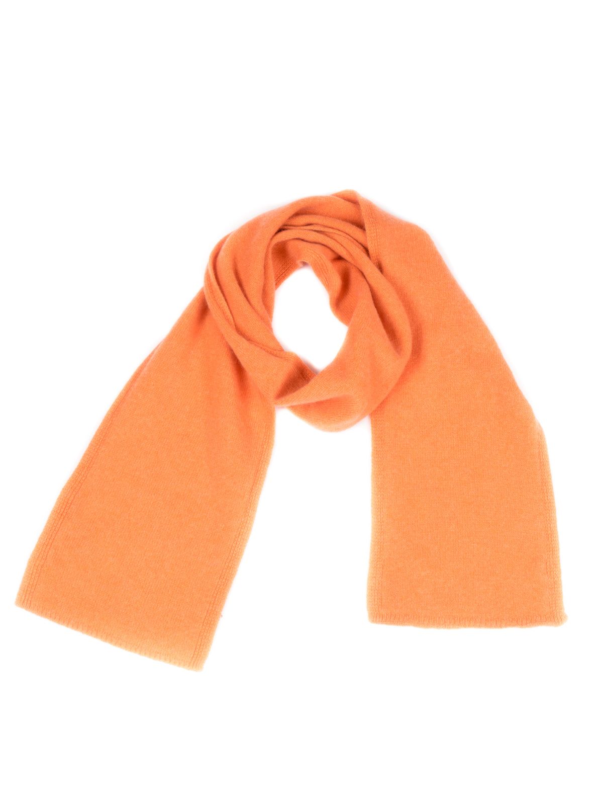 Écharpe enfant 100 % cachemire, coloris Orange | Dalle Piane Cashmere