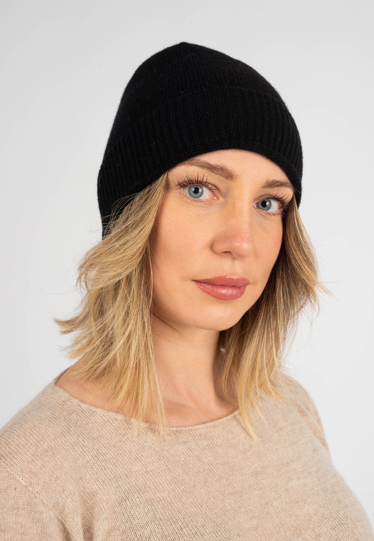 Cappello Rasato Donna 100% Cashmere