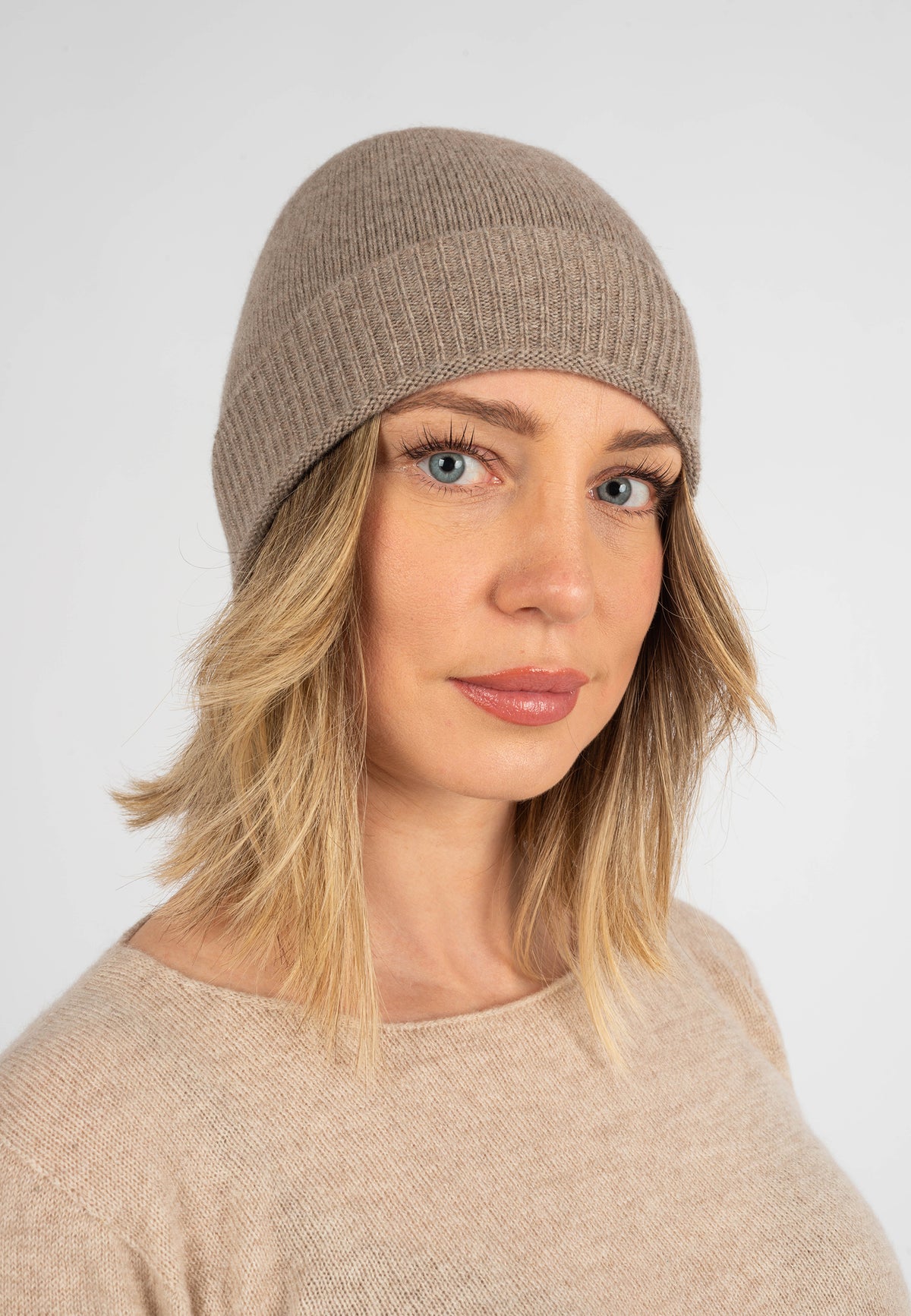 Cappello Rasato Donna 100% Cashmere