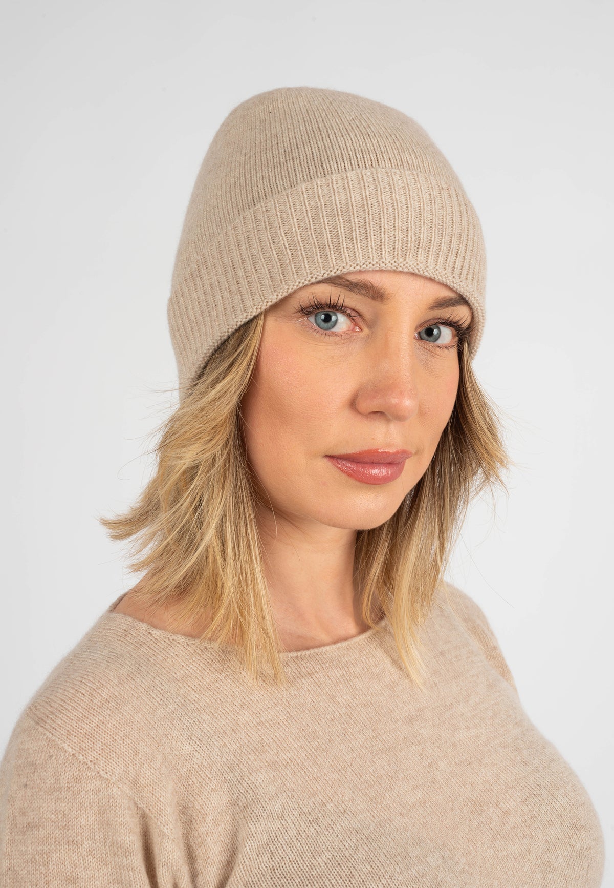 Cappello Rasato Donna 100% Cashmere