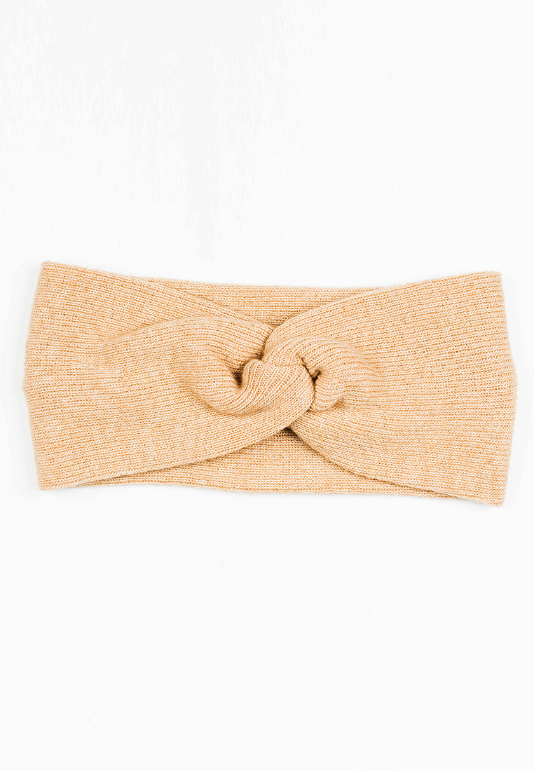 Bandeau femme mélange cachemire, coloris Beige, vue 3 | Dalle Piane Cashmere