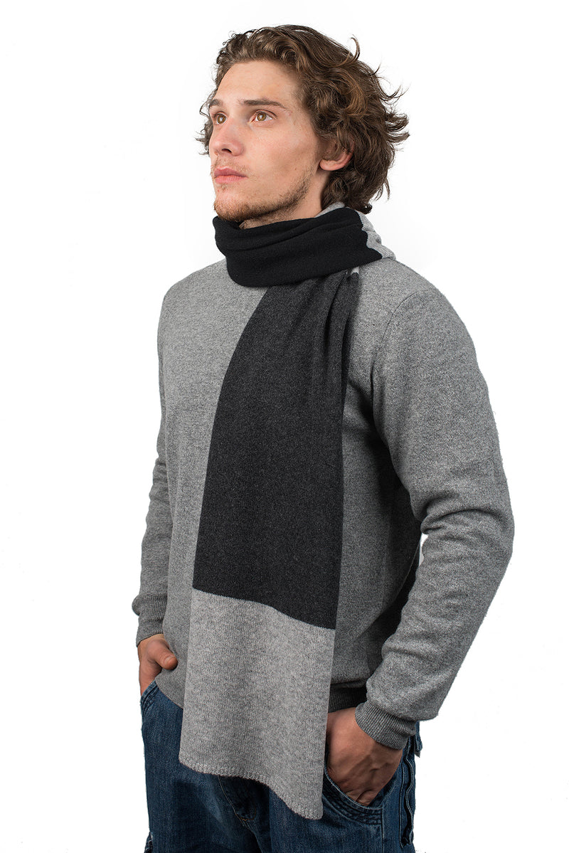 Sciarpa righe 3 colori 100% Cashmere | Dalle Piane Cashmere