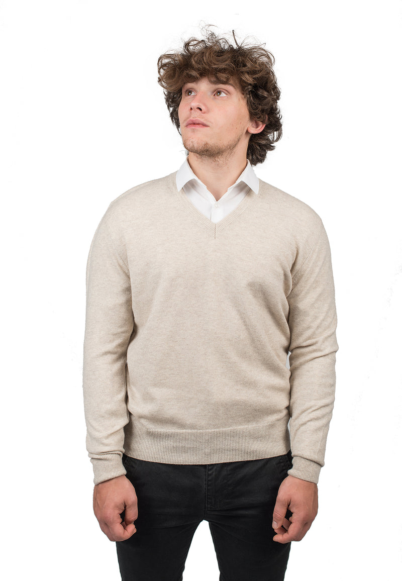 Scollo a V 100% Cashmere | Dalle Piane Cashmere