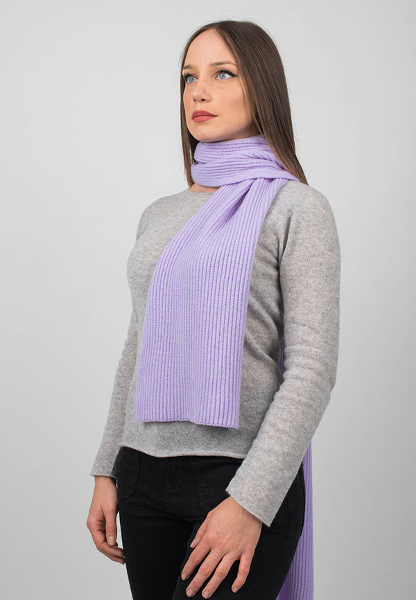 Sciarpa maglia inglese 100% Cashmere | Dalle Piane Cashmere