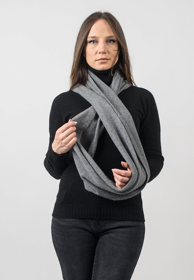 Sciarpa chiusa 100% cashmere rigenerato | Dalle Piane Cashmere