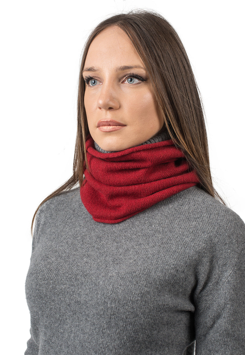 Sciarpa anello 100% cashmere rigenerato | Dalle Piane Cashmere