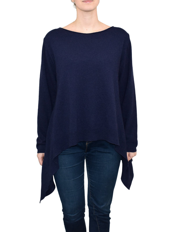Maxipull Asimmetrico Misto Cashmere | Dalle Piane Cashmere