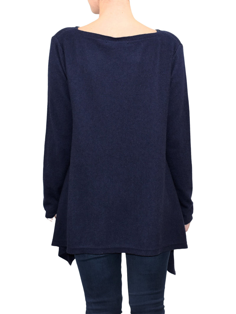 Maxipull Asimmetrico Misto Cashmere | Dalle Piane Cashmere
