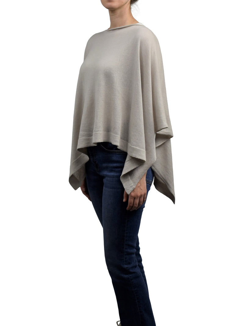 Poncho 85% cotone e 15% cashmere | Dalle Piane Cashmere