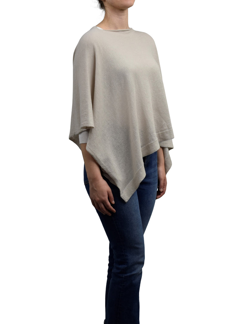 Poncho 85% cotone e 15% cashmere | Dalle Piane Cashmere