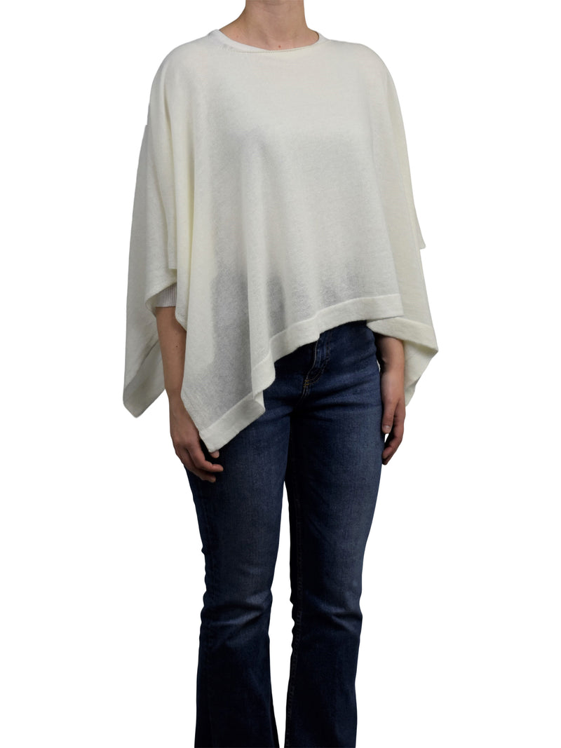 Poncho 85% cotone e 15% cashmere | Dalle Piane Cashmere