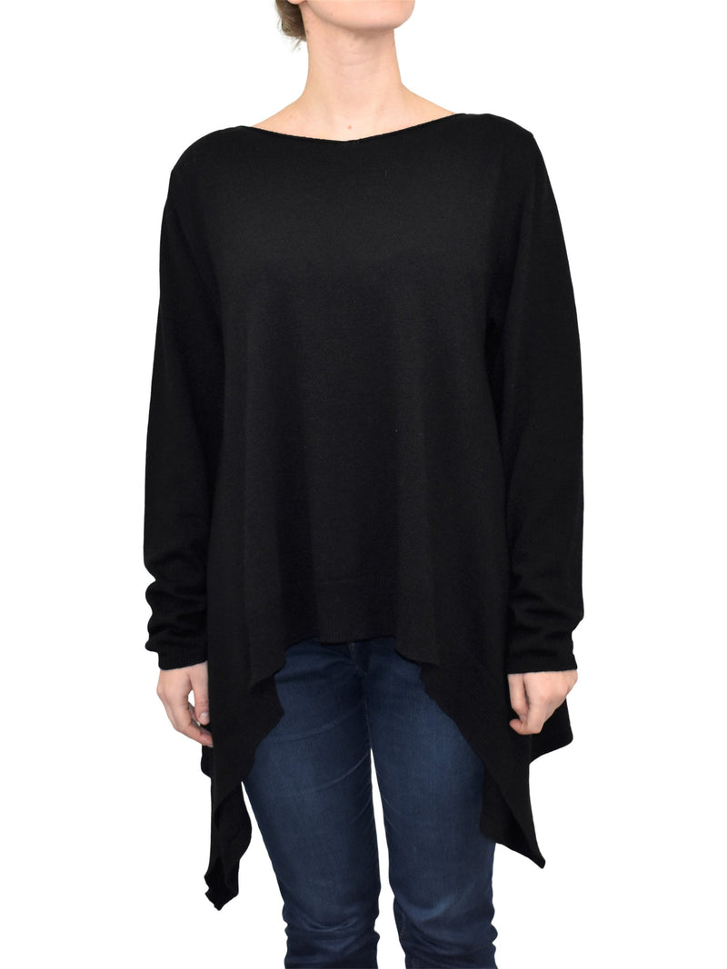 Maxipull Asimmetrico Misto Cashmere | Dalle Piane Cashmere