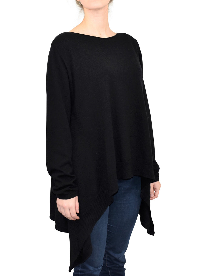 Maxipull Asimmetrico Misto Cashmere | Dalle Piane Cashmere