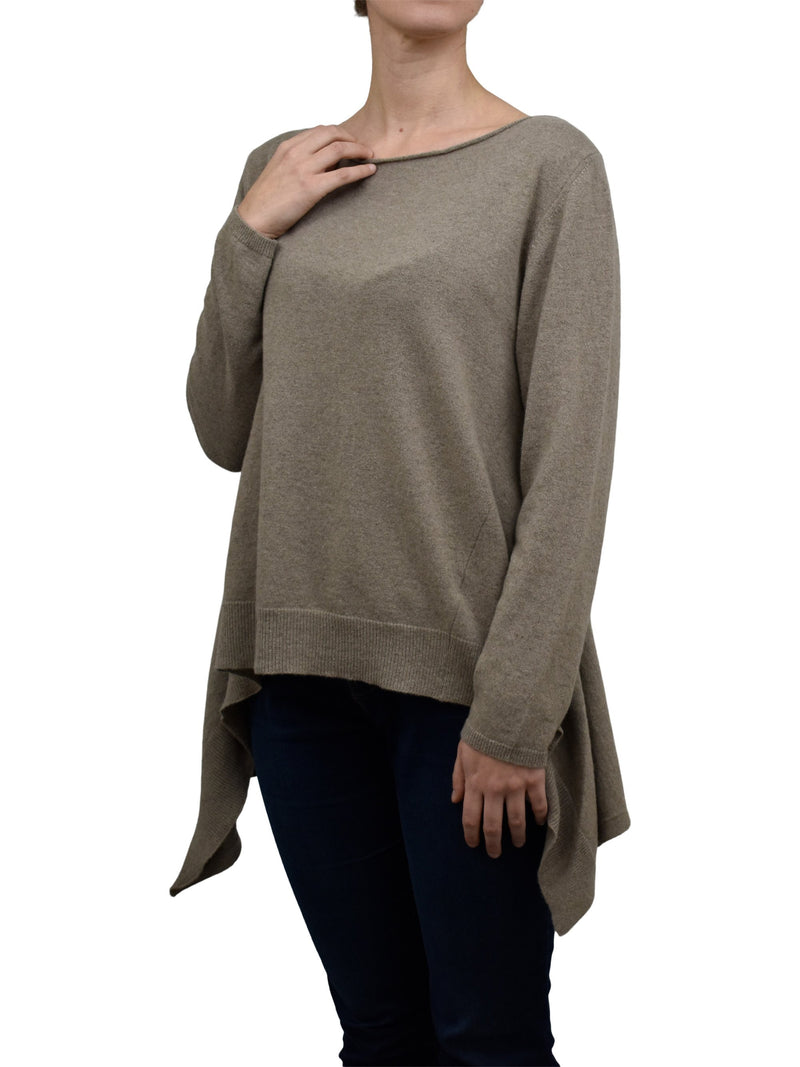Maxipull Asimmetrico Misto Cashmere | Dalle Piane Cashmere