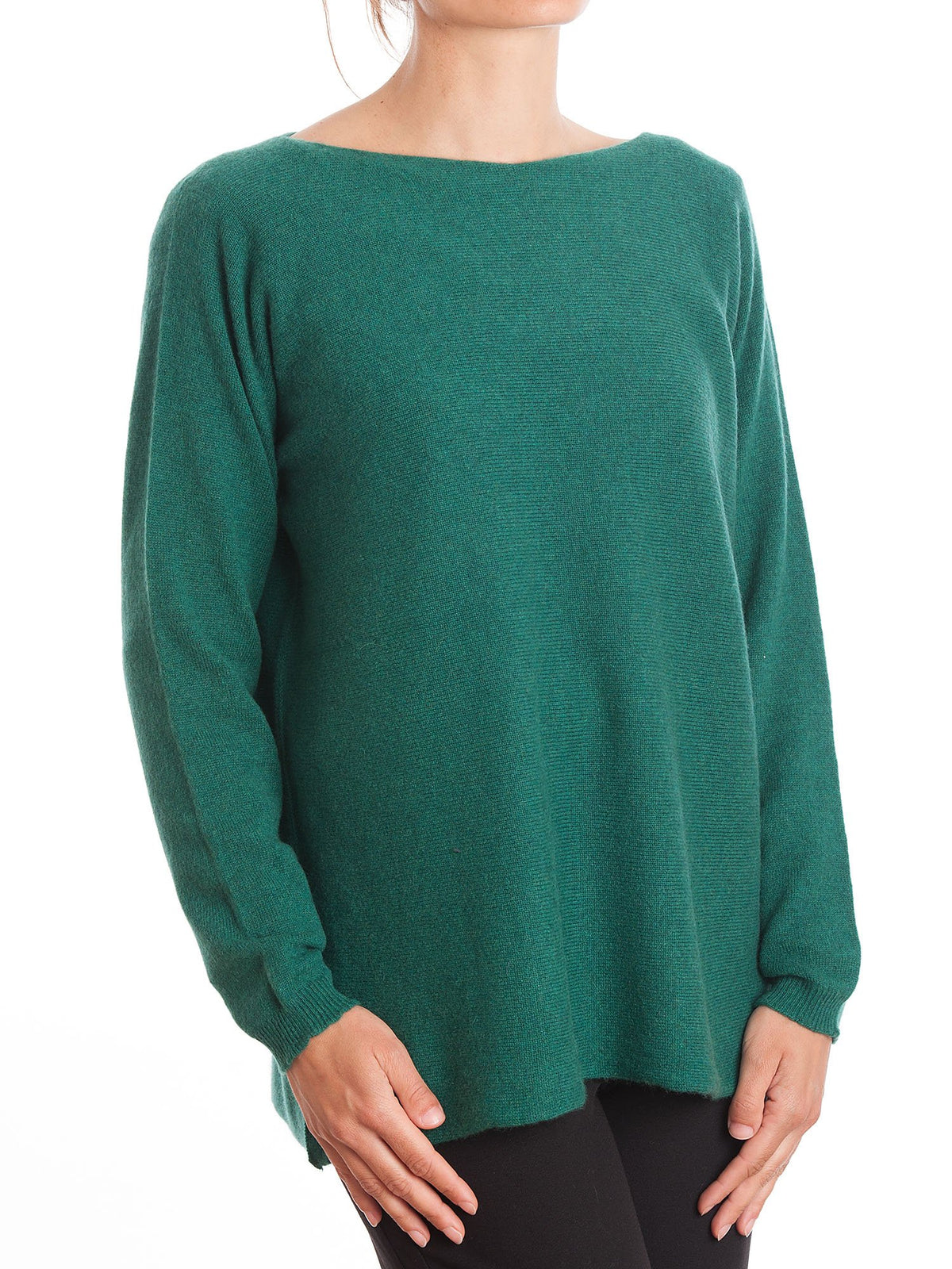 Maxi-pull femme 100 % cachemire, coloris Beige, vue 4 | Dalle Piane Cashmere