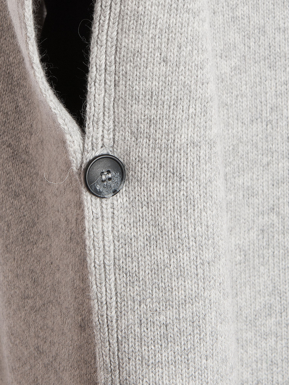 Cape femme à boutons latéraux mélange cachemire, coloris Gris, vue 6 | Dalle Piane Cashmere