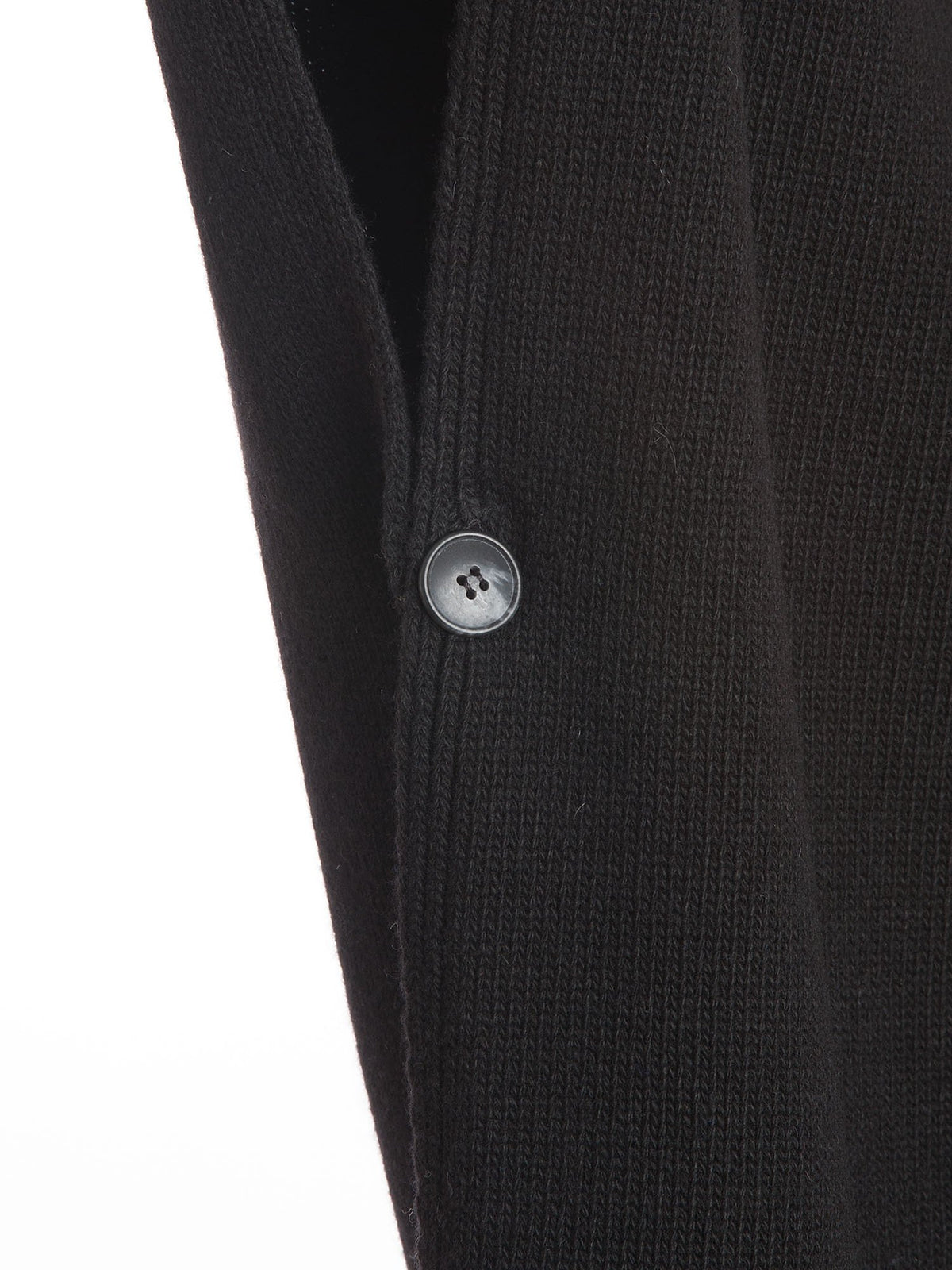 Cape femme à boutons latéraux mélange cachemire, coloris Noir, vue 3 | Dalle Piane Cashmere