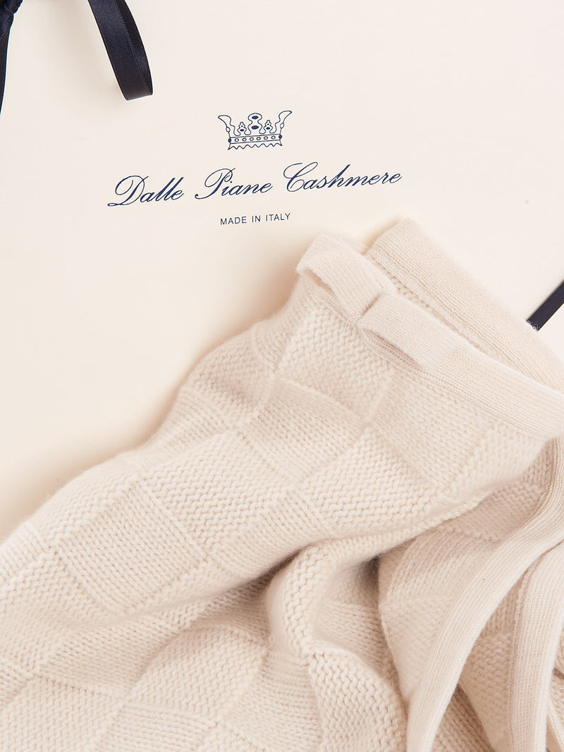 Copertina con bordo 100% Cashmere | Dalle Piane Cashmere