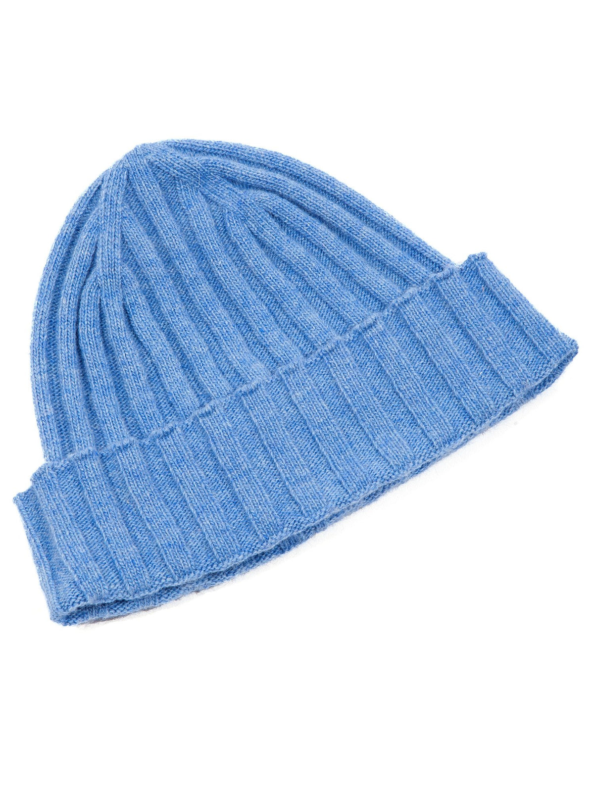 Ensemble écharpe et bonnet femme mélange cachemire, coloris Azur, vue 3 | Dalle Piane Cashmere