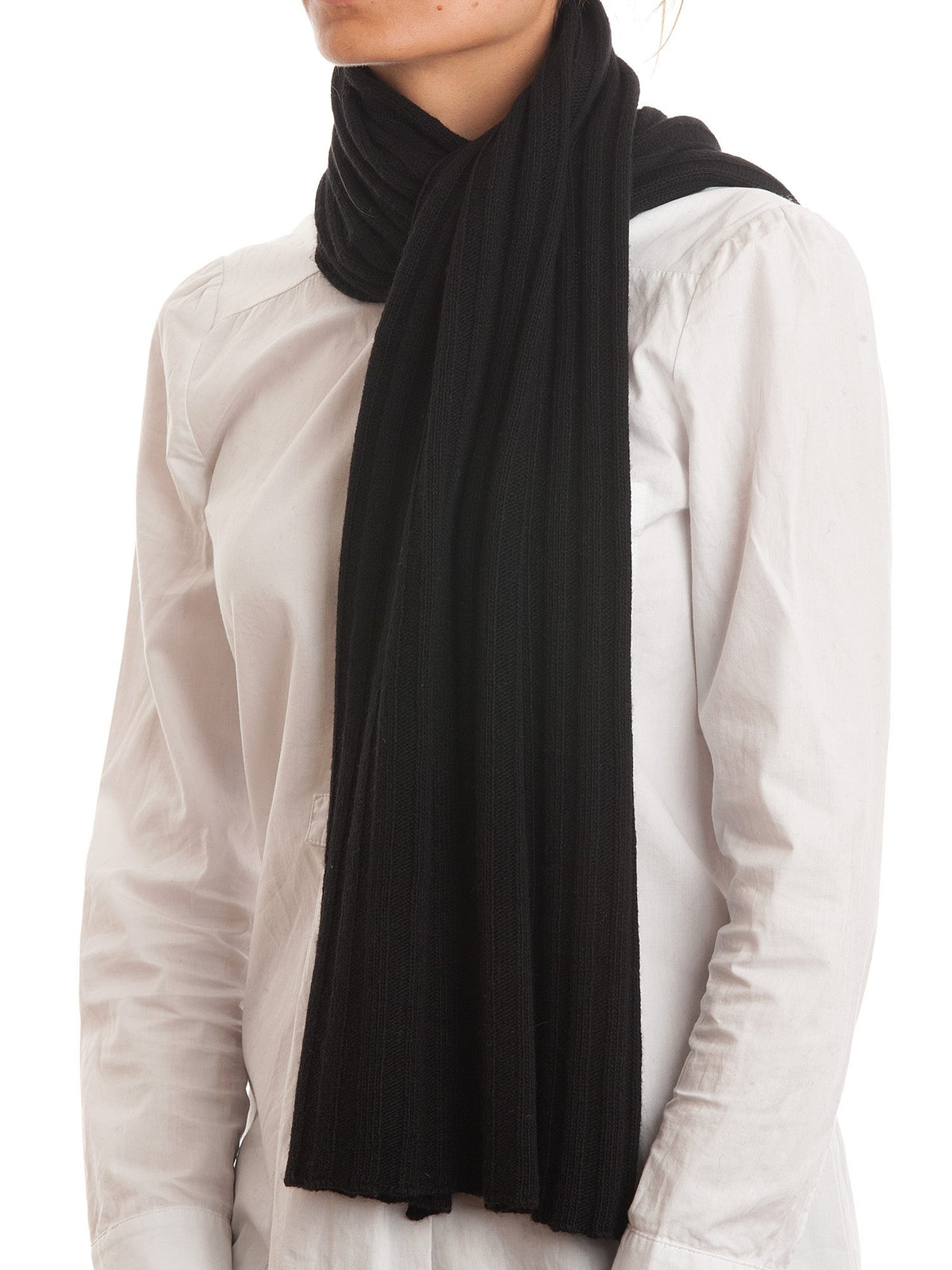 Ensemble écharpe et bonnet femme mélange cachemire, coloris Bleu, vue 4 | Dalle Piane Cashmere